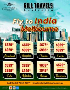 Fly to India